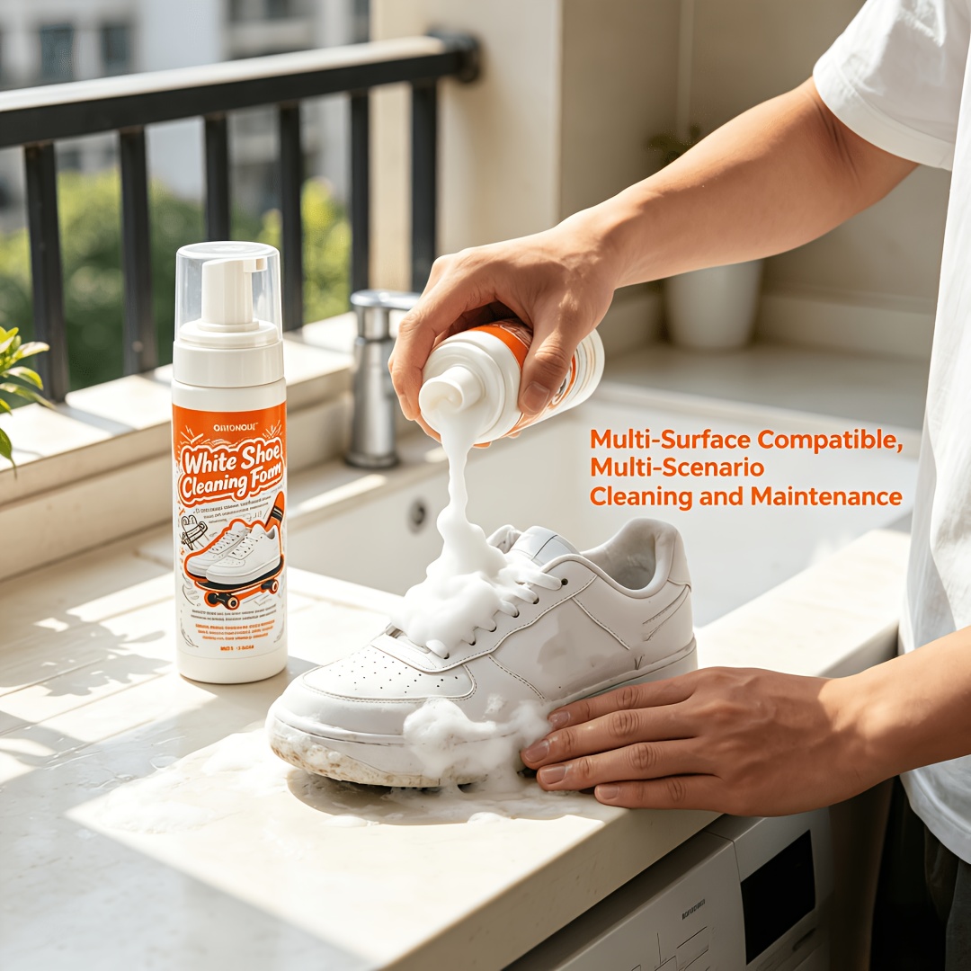 Portable No Rinse White Shoe C - огляд і ціна Sneaker Care Foam