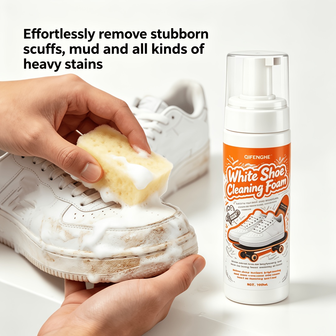 Portable No Rinse White Shoe C - огляд і ціна Sneaker Care Foam