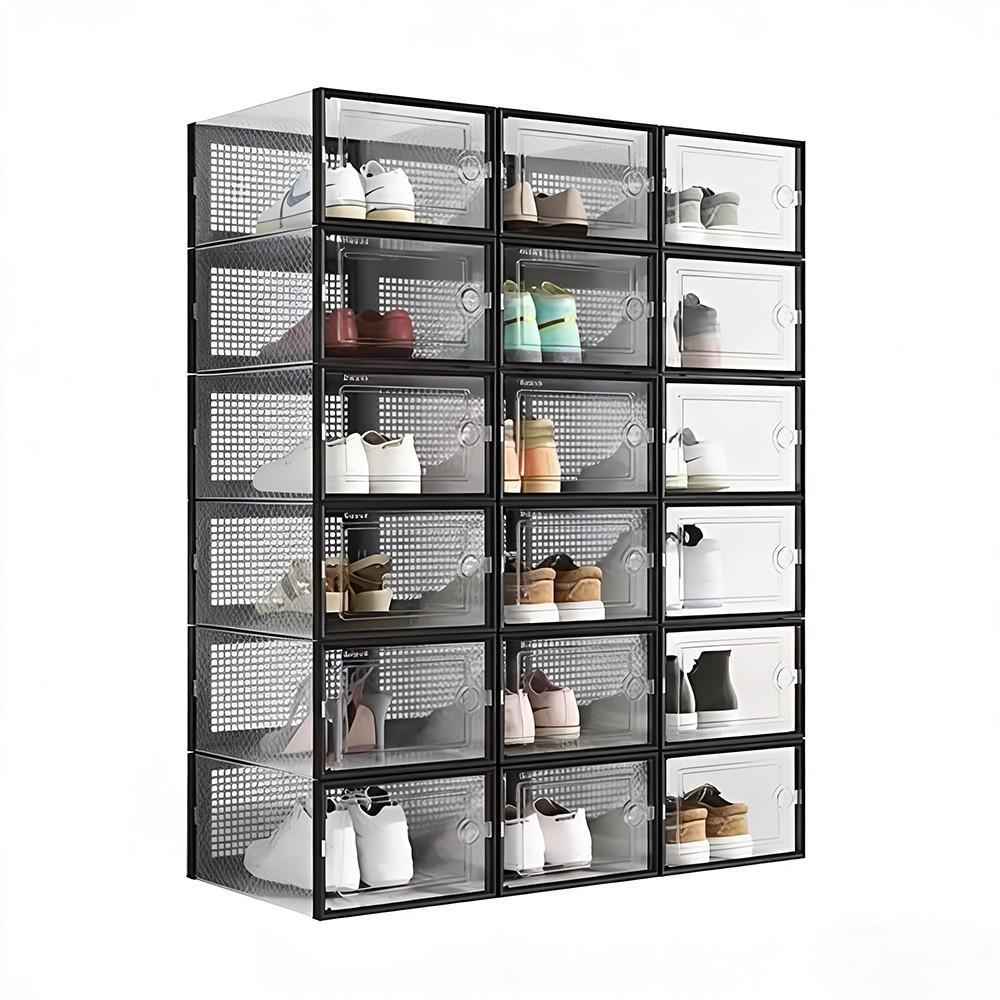 12 Pack Clear Plastic Shoe Sto - огляд і ціна Sneaker Case