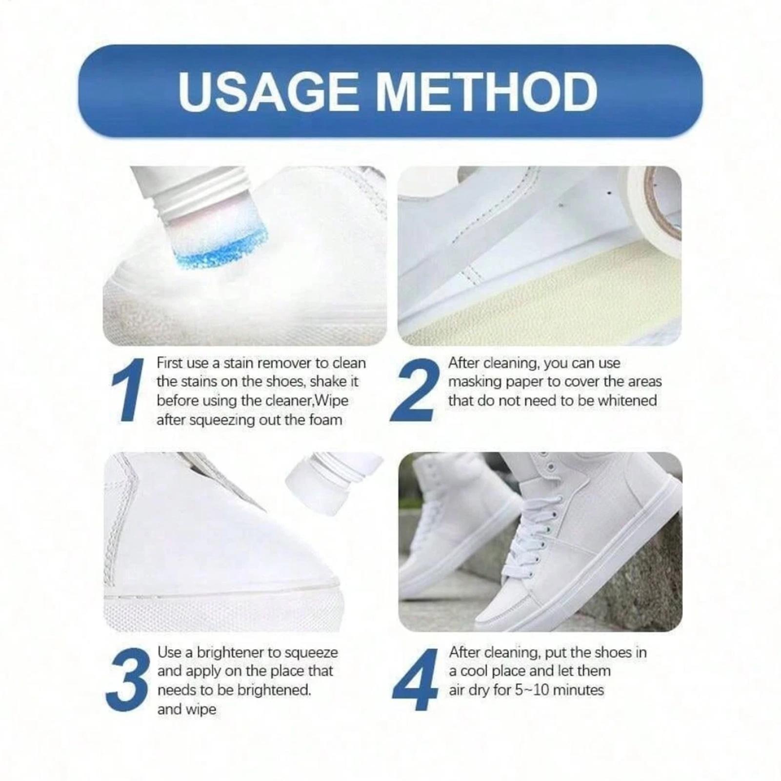 No-Wash Foam Shoes Cleaner 100 - огляд і ціна Sneaker Care Foam