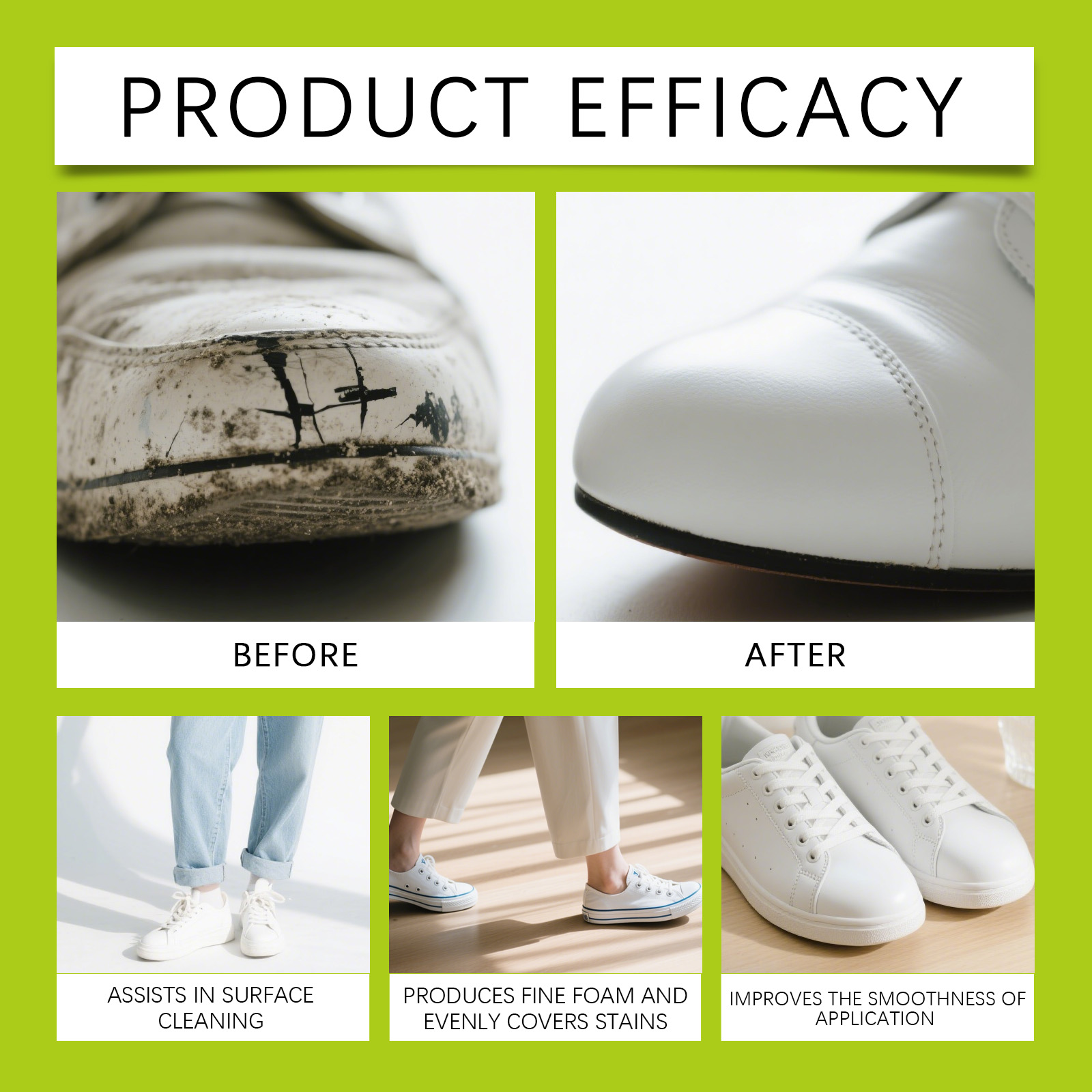 White Shoe Cleaner Sneaker Cle - огляд і ціна Sneaker Care Foam