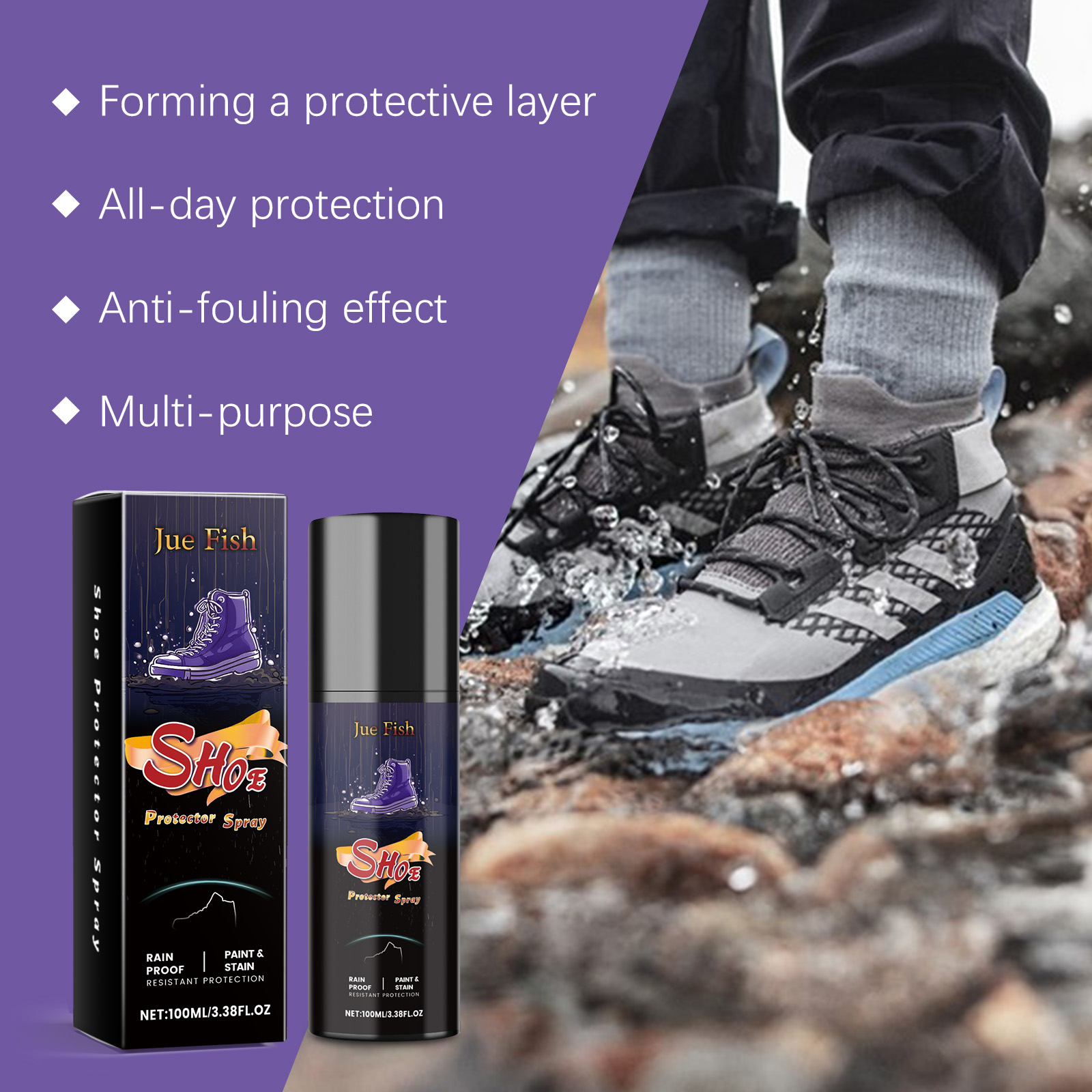 100ml Shoe Waterproof Spray Na - огляд і ціна Sneaker Protector Spray