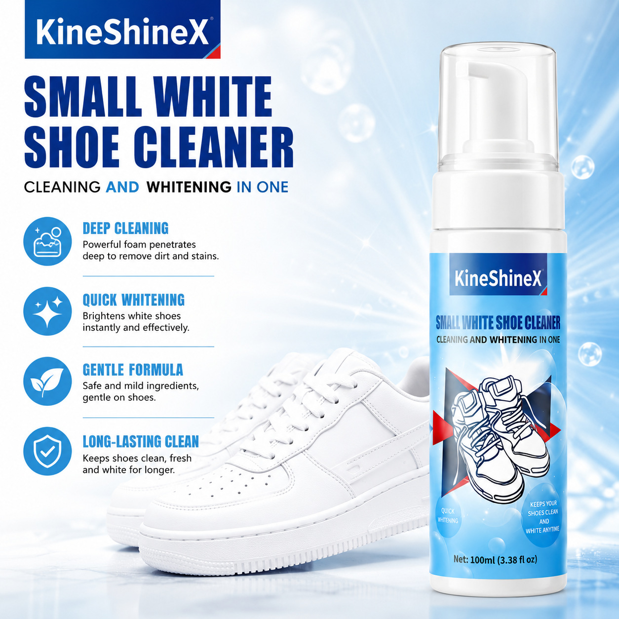 Gihen Shoe Cleaner Kits Water- - огляд і ціна Sneaker Care Foam
